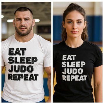 Футболка Eat Sleep Judo Repea 060-=009 фото