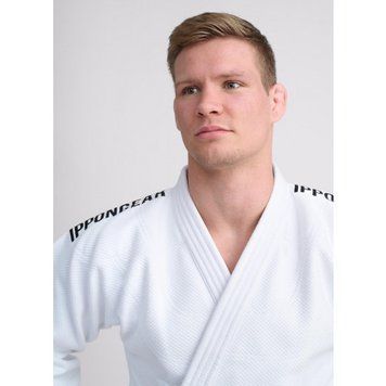 БІЛЕ ЛІЦЕНЗІЙНЕ КІМОНО ДЛЯ ДЗЮДО IPPON GEAR LEGEND 2 (APPROVED IJF) 349 фото