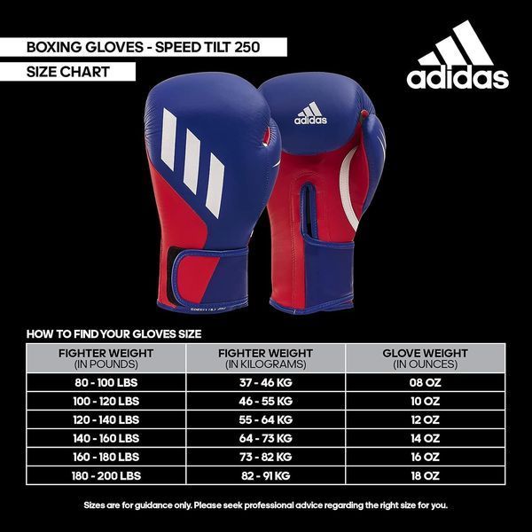 Рукавички боксерські Adidas Speed Tilt 250 | сине/червоні | Adidas SPD250TG SPD250TG-ні10 фото
