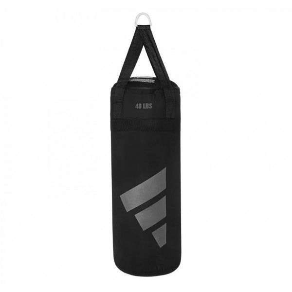 Боксерський набір Adidas Boxing Youth Kit сіро-чорний (груша 75&times;30 см + рукавички Hybrid 25) 00903121211 фото