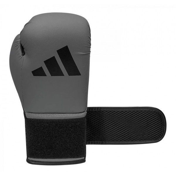 Боксерський набір Adidas Boxing Youth Kit сіро-чорний (груша 75&times;30 см + рукавички Hybrid 25) 00903121211 фото