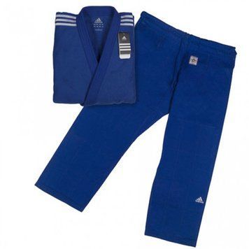 Кімоно для дзюдо Champion II з ліцензією IJF Slim Fit | синій/білі смуги | ADIDAS J750B SF AD0000719 фото