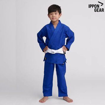СИНЕ ДИТЯЧЕ КІМОНО ДЛЯ ДЗЮДО IPPON GEAR FUTURE 2.0 0616 фото