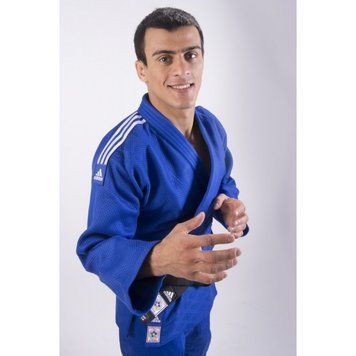 Кімоно для дзюдо Champion II з ліцензією IJF | синій/білі смуги | ADIDAS J750B 000000856 фото