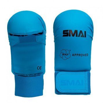 Рукавички для карате SMAI WKF сині 2223341231 фото