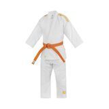 Кімоно для дзюдо Adidas Club J350P біле із золотими смугами