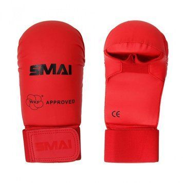 Рукавички для карате SMAI WKF червоні (розміри XS&ndash;XL) 00074-654 фото