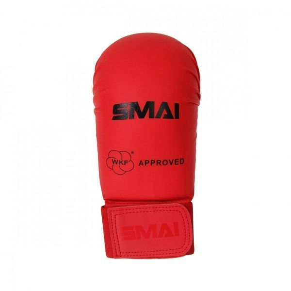 Рукавички для карате SMAI WKF червоні (розміри XS&ndash;XL) 00074-654 фото