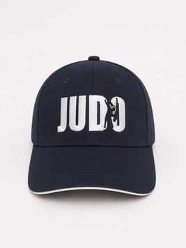 Синя кепка JUDO з вишивкою спереду