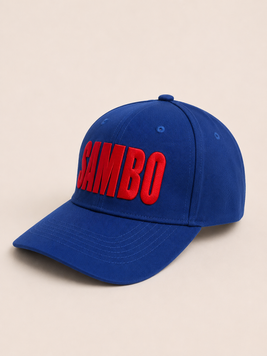Синя кепка KINTAYO SAMBO з вишивкою
