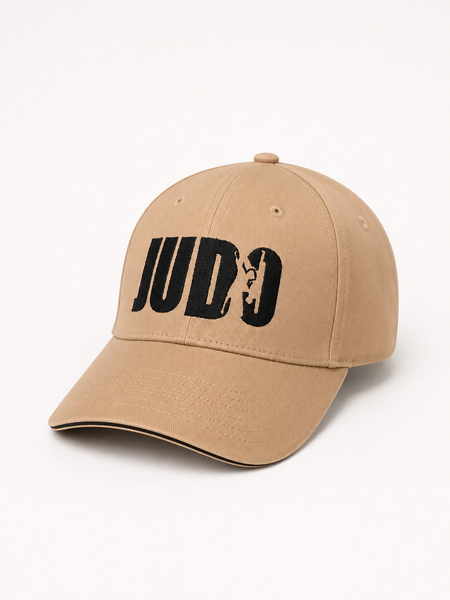 Бейсболка JUDO бежевого кольору