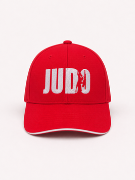 Червона кепка KINTAYO JUDO з вишивкою