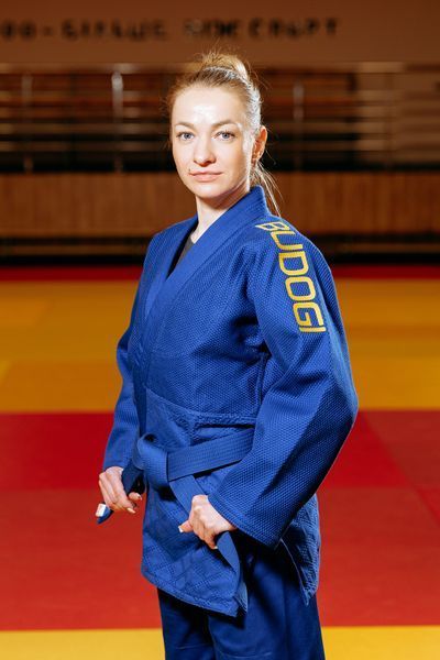 Синє кімоно для дзюдо BUDOGI PRO 650 г/м&sup2; &ndash; професійне дзюдоги для змагань 76684511 фото