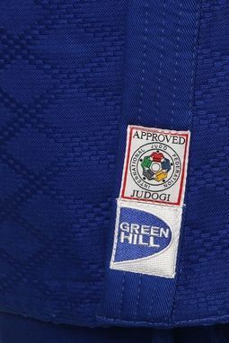 Кімоно дзюдо "Professional" IJF Green Hill (синє) 155 фото