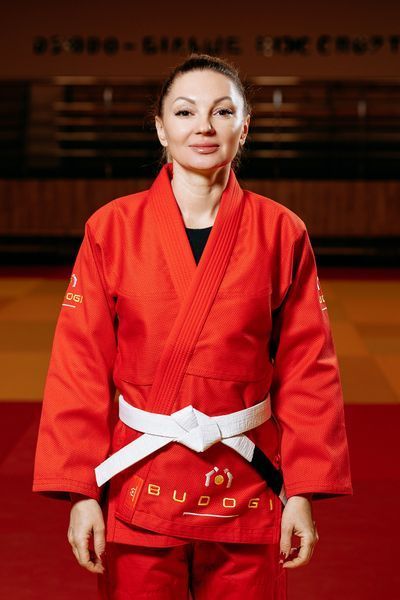Червоне кімоно для BJJ TM BUDOGI 450 г/м&sup2; (унісекс) 00074d фото