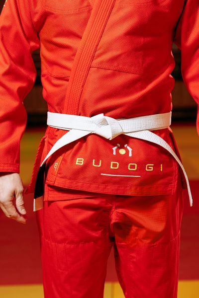 Червоне кімоно для BJJ TM BUDOGI 450 г/м&sup2; (унісекс) 00074d фото