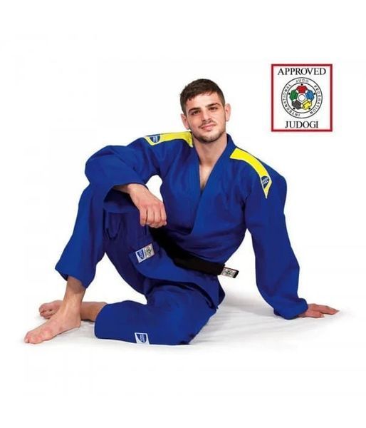 Кімоно дзюдо "Professional" IJF Green Hill (синє) 155 фото