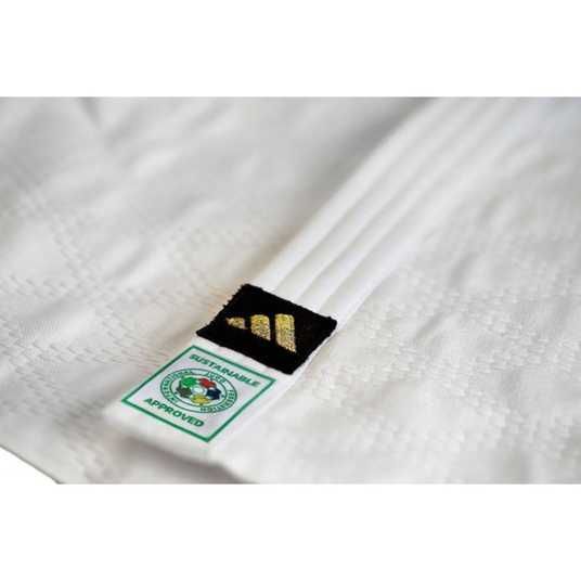 Кімоно для дзюдо Adidas Champion III Slim Fit IJF | Білий із