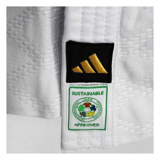 Кімоно для дзюдо Adidas Champion III Slim Fit IJF | Білий із