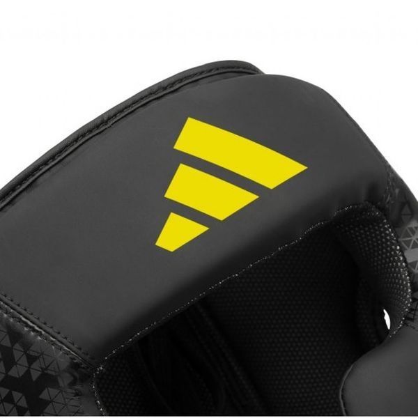 Шолом боксерський ADIDAS X ANDERSON SILVA 50 | чорно-жовтий | ADIDAS ADIAS50HG ANDERSON SILVA 50л фото